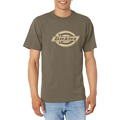 Abbildung von Dickies Herren Logo Heavyweight Ss Tee T Shirt, Moss, S