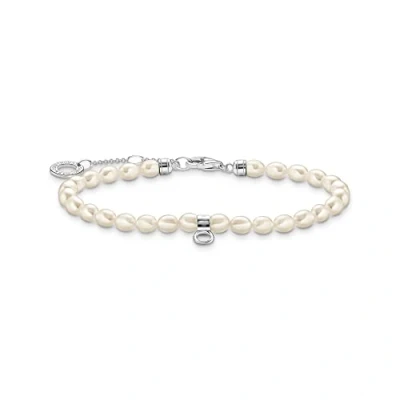 Abbildung von THOMAS SABO Armband mit Perlen, A2063 082 14 L19V, Süßwasserzuchtperle