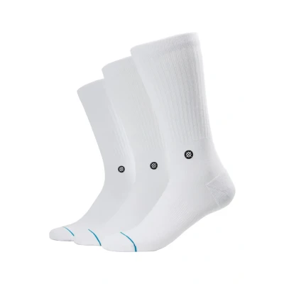 Abbildung von Stance ICON 3 PACK Socken, Größe: 35 37, White