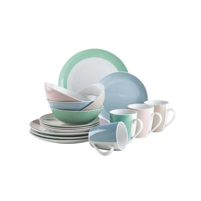 Abbildung von MÄSER Kombiservice Kitchen Time II (16 tlg), 4 Personen, Porzellan