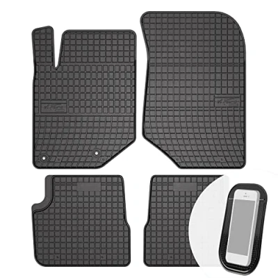 Abbildung von Gummimatten Auto Fußmatten Gummi Automatten Passgenau 4 teilig Set passend für Opel Corsa F Peugeot 208 ab 2019