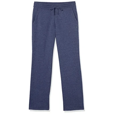 Abbildung von Amazon Essentials Damen Jogginghose aus Fleece mit geradem Bein (in großen Größen erhältlich), Marineblau Heidekraut, XXL