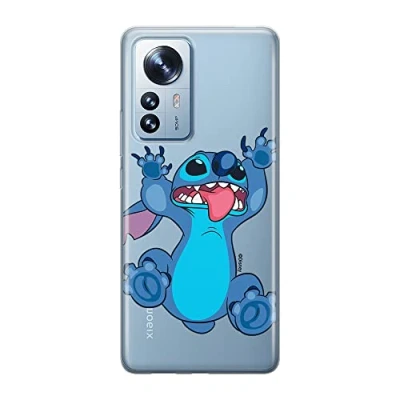 Abbildung von ERT GROUP Handyhülle für Xiaomi 12 PRO Original und offiziell Lizenziertes Disney Muster Stitch 020 optimal an die Form des Handy angepasst, teilweise transparent