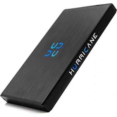 Abbildung von HURRICANE GD25612 tragbare externe Festplatte 2TB 2,5&quot; USB 3.0 HDD Speicher (2TB) 2,5&quot;, für PC, Laptop, PS4, PS5, Xbox kompatibel mit Windows, Mac, Linux