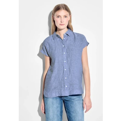 Abbildung von Cecil Chambray Hemdbluse, Damen, Größe: Small, Blau