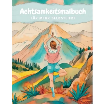 Abbildung von Malbuch für Erwachsene: 40 Motive, Affirmationen und Fragen Ausmalen mehr Achtsamkeit, Selbstliebe Entspannung