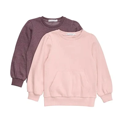 Abbildung von Minymo 2PACK Sweatshirt für Kinder, Größe: 134, Misty rose