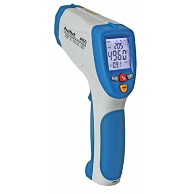 Abbildung von PeakTech Profi IR Thermometer mit Datenlogger für 50C … 1200 C ; USB und Dual Laser hohe Genauigkeit Dauermessfunktion Power über USB, 1 Stück, P 4960