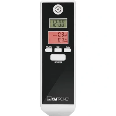 Abbildung von Clatronic Alkohol Teststreifen AT 3605 Alkoholtester Weiß, Schwarz 0.0 bis 1.9 ‰ inkl. Disp