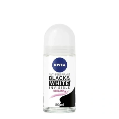 Abbildung von Nivea, Black &amp; White Invisible Original Antitranspirant Deoroller, 6er Pack (6 x 50 ml), 48 Stunden Deo für Frauen, Antiflecken, Deoroller Damen
