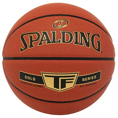 Abbildung von Spalding TF Gold Basketball Größe 6 Zertifizierter Ball Material ZK Composite Indoor und Outdoor Anti Rutsch Ausgezeichneter Grip