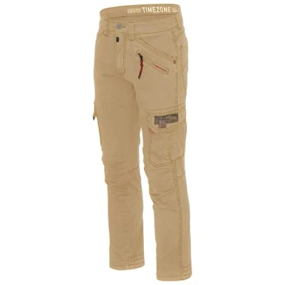 Abbildung von Timezone RogerTZ Roger Herrenhose Cargohose lässig modern (W32/L32, Safari Khaki)