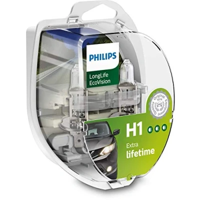 Abbildung von PHILIPS 12258LLECOS2 Glühlampe, Fernscheinwerfer H1 12V 55W 3000K Halogen RENAULT: MEGANE 2 Kombi, CLIO 3, 2, OPEL: Insignia A Sports Tourer