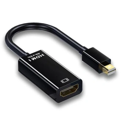 Abbildung von vgggrd 4K Mini DisplayPort (Thunderbolt 2) auf HDMI Adapter, DP 4Kx2K Konverter, Kompatibel mit MacBook Air/Pro Microsoft Surface Pro/Dock Monitor Projektor