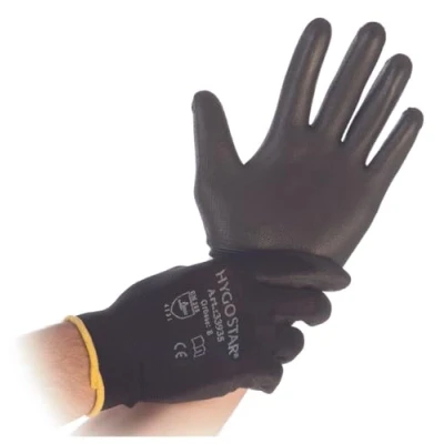 Abbildung von franz mensch Arbeitshandschuhe Black Ace S schwarz