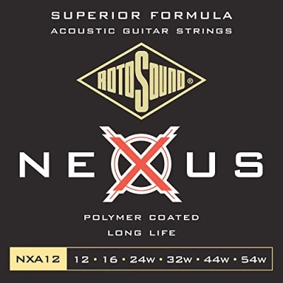 Abbildung von Rotosound NXA Nexus coated Akustikgitarre Satz Medium Light 12 54 NXA12