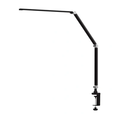 Abbildung von Hansa LED Klemmleuchte Ray schwarz, dimmbar, 3000 6000 Kelvin, Abschaltfunktion, Memory Funktion, mit Fernbedienung