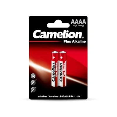 Abbildung von Camelion 11000261 Plus Alkaline Batterie, LR61/AAAA, 2er Pack chrom