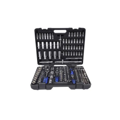 Abbildung von KS TOOLS 918.0795 Steckschlüsseleinsatz Set Sechskant Chrom Vanadium Stahl 1/2, 1/4, 3/8 mit Ratschenfunktion Vierkant