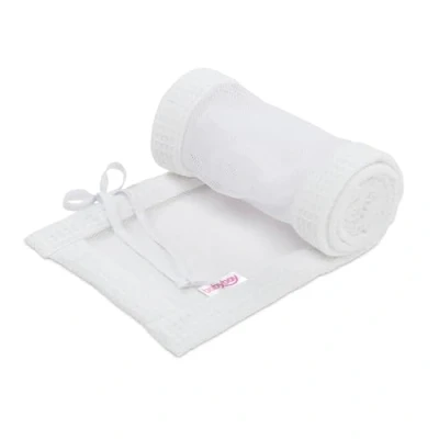 Abbildung von babybay Nestchen Mesh Waffelpiqué passend für Modell Boxspring XXL, weiß