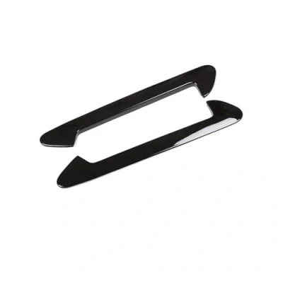 Abbildung von ASHILD Auto Außen Lufteinlässe Für B&amp;MW X3 G01 X4 G02 2018 2020 Seite Air Fender Vent Trim (Farbe : Glossy Black)
