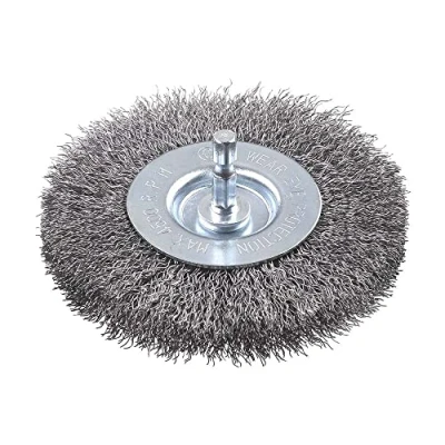 Abbildung von kwb Scheibenbürste, Speichenrad, 6 mm, 10 cm, 0,3 Metall, Stein, Metall