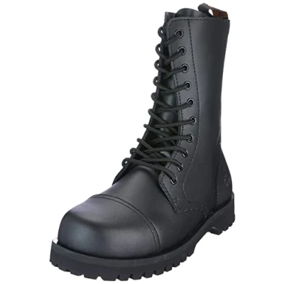 Abbildung von PureTrash Springerstiefel schwarz oder Stahlkappenstiefel 10 Loch Pure Trash 7 Outdoorschuh