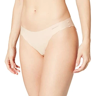 Abbildung von Skiny Damen Micro Essentials 085686 Brazilian Slip, Beige, 42 EU