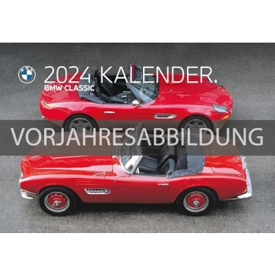 Abbildung von arti promotion BMW Classic 2025 Wandkalender, 49,5x34,2cm, Kalender mit Abbildungen von den Klassikern der Geschichte, zwölf Modellen mehrerer Jahrzente, Spiralbindung