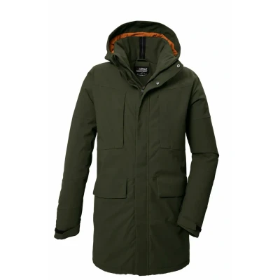 Abbildung von Killtec Funktions MIT Abzippbarer KAPUZE, KOW 80 MN (41848) Parka Dark moss, Herren, Größe: XL, moss