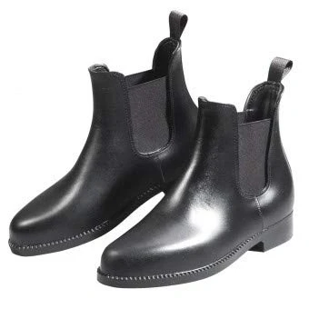 Abbildung von Jodhpur Reitstiefeletten CHELSEA Kunstleder schwarz