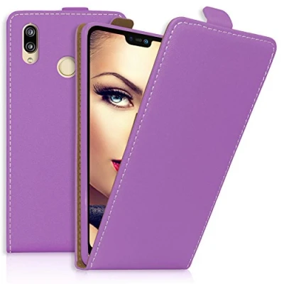 Abbildung von mtb more energy® Flip Case Tasche für Huawei P20 Lite (5.84&#039;&#039;) lila Kunstleder Klapp Cover Hülle