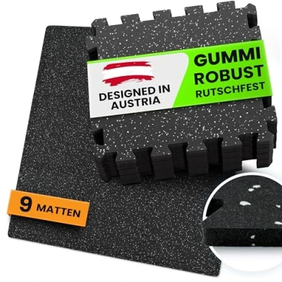 Abbildung von Schutzmatten Bodenschutzmatte Set Sportmatte Gymnastikmatte Puzzlematte: Puzzle Sportgeräte Matte Fitnessmatte Turnmatte Unterlegmatte Bodenmatte Sport Mat Trainingsmatte Gummimatte Yogamatte Fitness