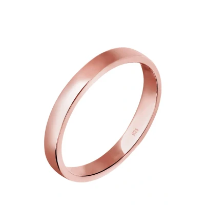 Abbildung von Elli Classic Basic Ring, Damen, Größe: 54, Roségoldfarben