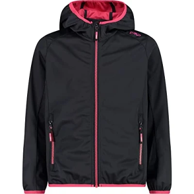 Abbildung von CMP, Softshell jacket with fixed hood, ANTRACITE FRAGOLA, 92