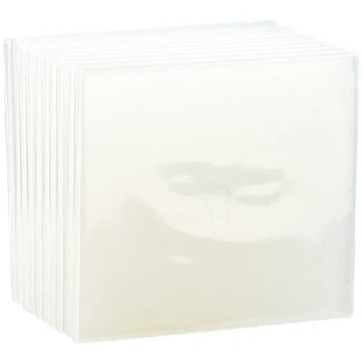 Abbildung von PEARL CD Case: Doppel Slim Soft Boxen im 10er Set, 7 mm, transparent (CD Softcover, Hüllen Jewel Case, Blu Ray)