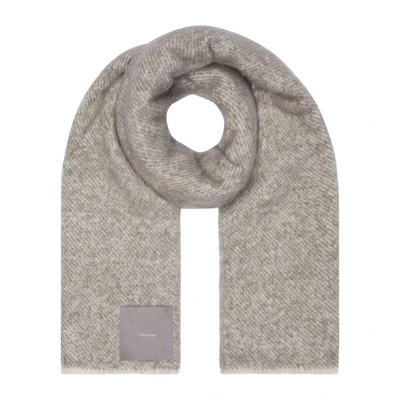 Abbildung von Calvin Klein Schal &quot;CONCRETE WOOL BLANKET&quot;, mit Logopatch