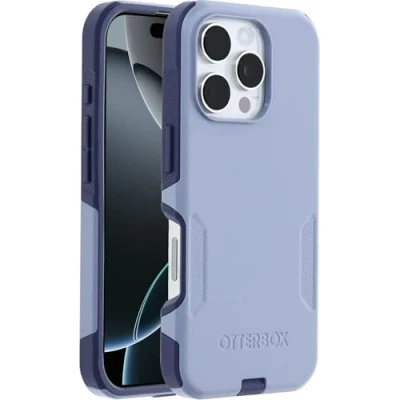 Abbildung von OtterBox Commuter Series MagSafe Hülle für iPhone 16 Pro Max, sturzsicher, schützende Hülle, 3X getestet nach Militärstandard, Lila