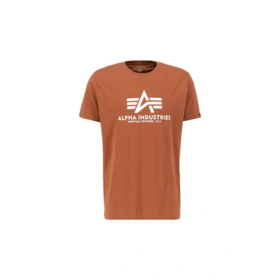 Abbildung von Alpha Industries Tshirt print, Herren, Größe: Large, Hazel brown