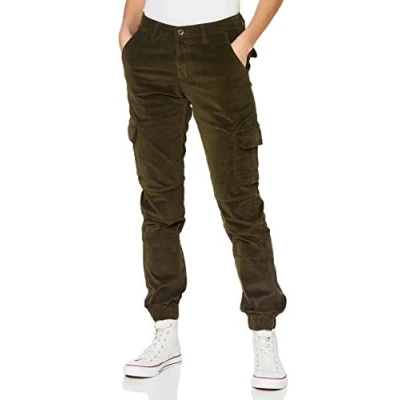 Abbildung von Urban Classics Cargohose, Damen, Größe: 31, Darkolive