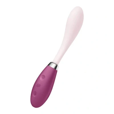 Abbildung von Satisfyer &#039;G Spot Flex 3&#039;, 23 cm, G Punkt Vibrator, flexibel formbar, 2 Motoren, Farbe:Rot