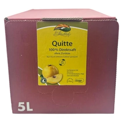 Abbildung von BLEICHHOF® Quittensaft Direktsaft, vegan, Bag in Box (1x5l)