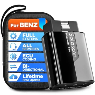 Abbildung von KINGBOLEN Soloscan OBD2 Diagnosegerät für Benz/für Maybach/für Sprinter,Alles System Auto Mit 50+ Resets,Aktiver Test,ECU Codierung,Bluetooth 5.2,Lebenslange kostenlose Updates.