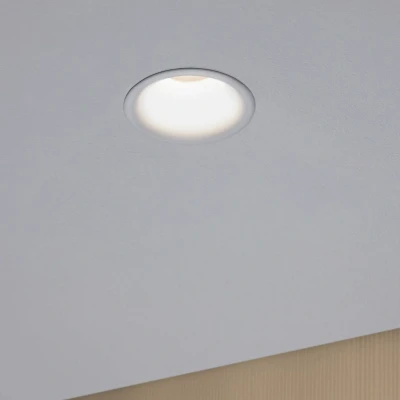 Abbildung von Paulmann 93419 LED Einbauleuchte Cymbal incl 3x6,5W IP44 dimmbar Einbaustrahler Weiß matt Spot Kunststoff Einbaulampe 2000K