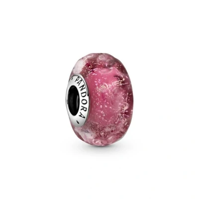 Abbildung von Pandora WAVY Fancy Murano Charm, Damen, Größe: One Size, Pink