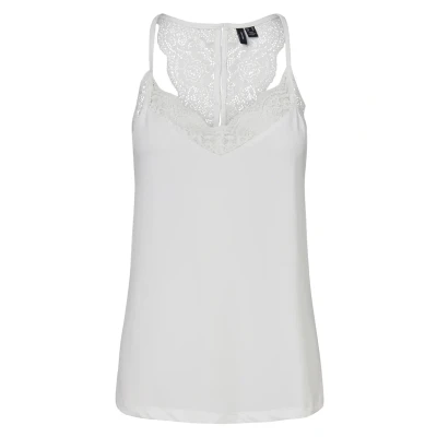 Abbildung von Vero Moda Vmana GA NOOS Top, Damen, Größe: Small, Snow white