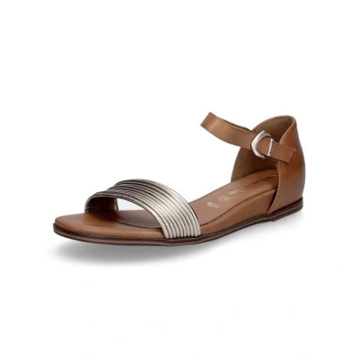 Abbildung von Tamaris Damen Sandale cognac roségold