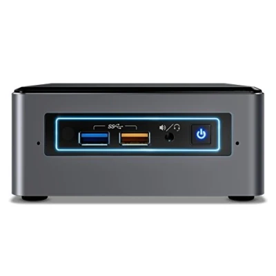 Abbildung von Intel NUC 7 NUC7i3BNHXF Mini PC (Intel Core i3 7100U Prozessor) schwarz