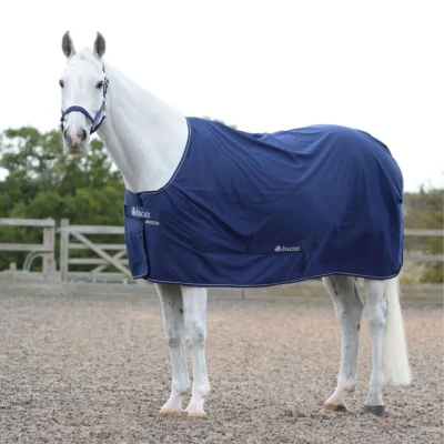 Abbildung von Bucas Power Cooler PONY navy/silver Abschwitzdecke, Groesse:120