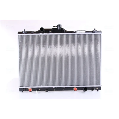 Abbildung von NISSENS 63313 Kühler, Motorkühlung Aluminium 425 678 32 Kühlrippen gelötet HONDA: Legend 2 Limousine